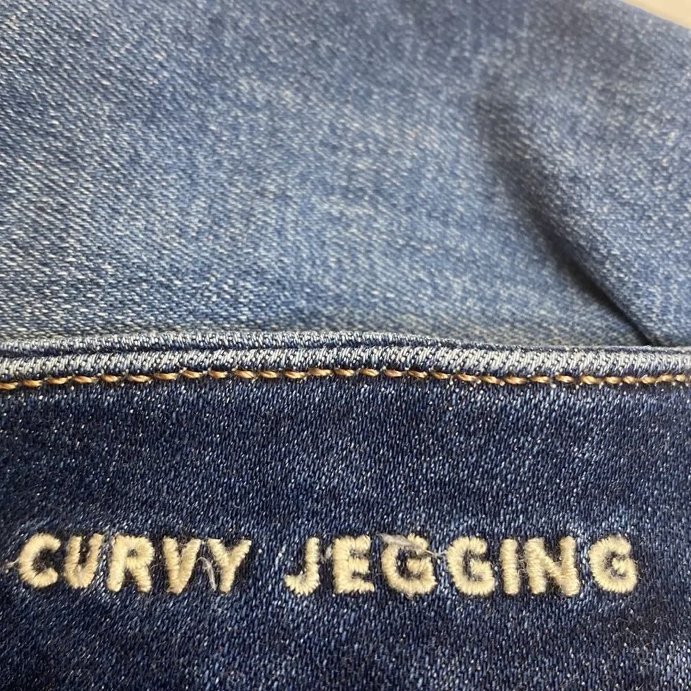 American Eagle Curvy Jegging Jeans Short - Picture 6 of 7